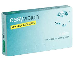 easyvision Vusion monthly Monthly Spherical Contact .